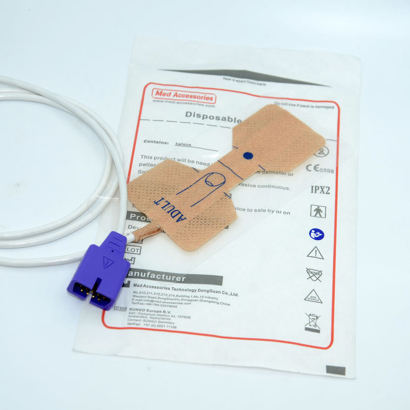 Nellcor 1回使用可能なSPO2センサー 成人の探査機 N-550/N-560/N-595/N-600/N-600x/N-65と互換性