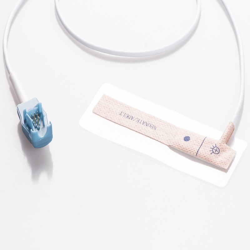 コンパティブル GE OXYTIP OXY-AP 使い捨て オキシマックス Spo2 接着センサー 8ピン 成人探査機