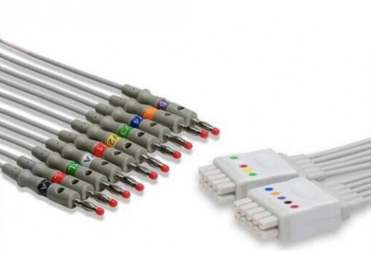 GE マルケット EKGケーブル 10 リード グレー カラー 互換性 安定性