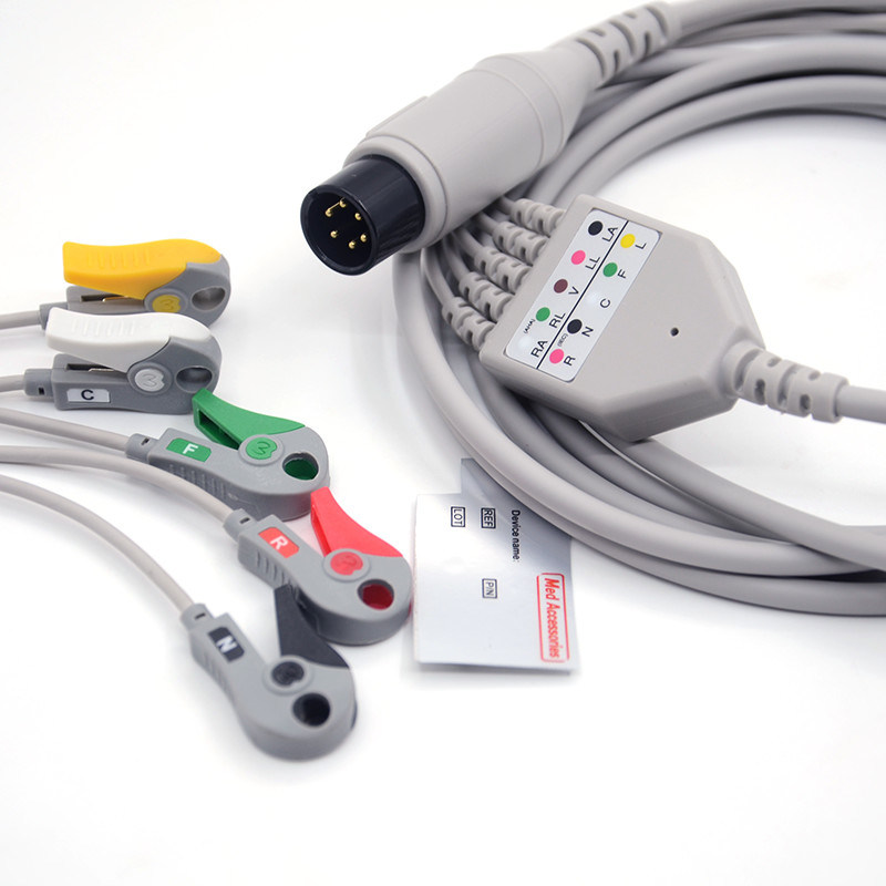 Mindray ポータブル Spo2 探査機 センサー 丸い接続器 パルスオキシメーターケーブル