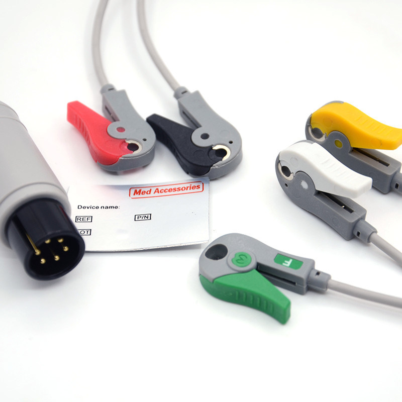 Mindray ポータブル Spo2 探査機 センサー 丸い接続器 パルスオキシメーターケーブル