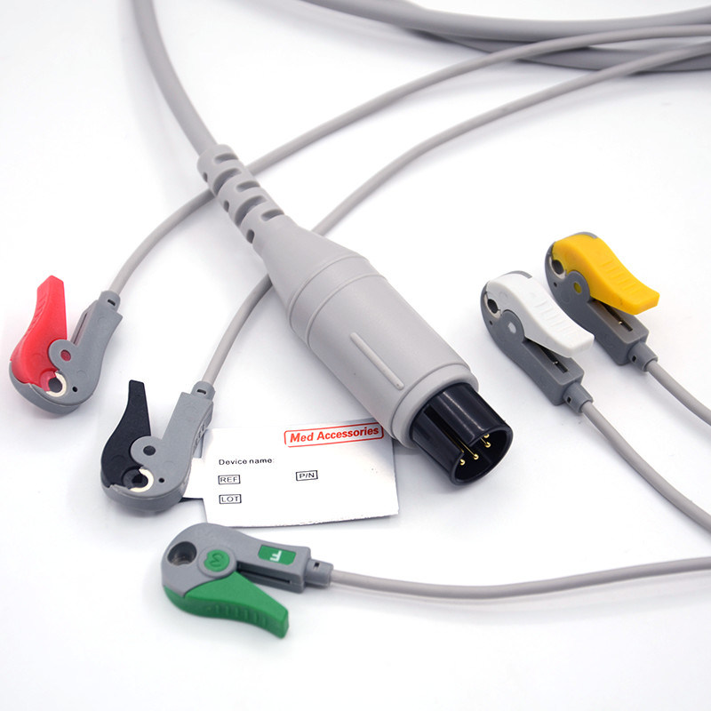 Mindray ポータブル Spo2 探査機 センサー 丸い接続器 パルスオキシメーターケーブル