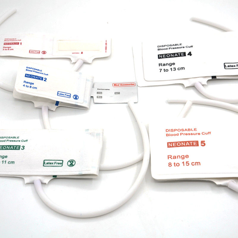 医療用アクセサリー ISO13485 NIBP マンチェット 再利用可能な使い捨て TPU 素材 幼児 大人
