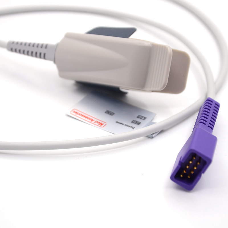 病院用品 大人の指 指先クリップ 高品質互換性Nellcor医療 9Pin 再利用可能な SpO2センサー