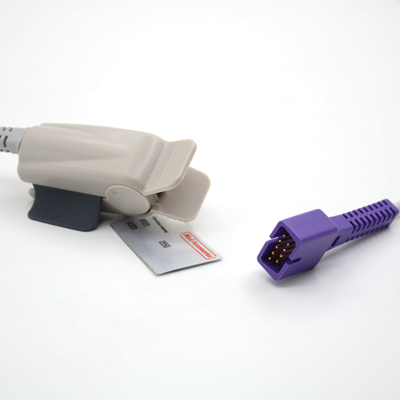 病院用品 大人の指 指先クリップ 高品質互換性Nellcor医療 9Pin 再利用可能な SpO2センサー