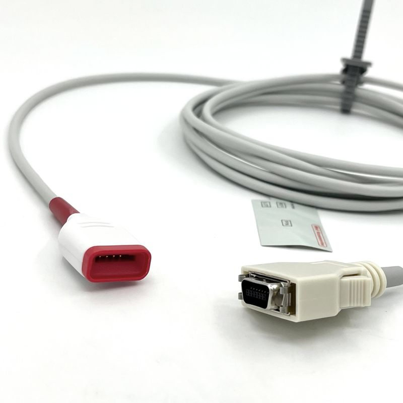 M-グレー TPU SpO2センサー拡張ケーブルと互換性