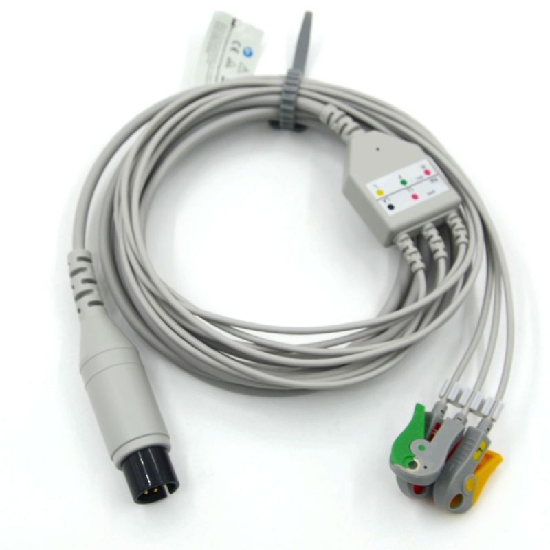 AAMI に対応する 3 鉛電球電球電球ケーブル IEC 医用アクセサリー用のグリッパー