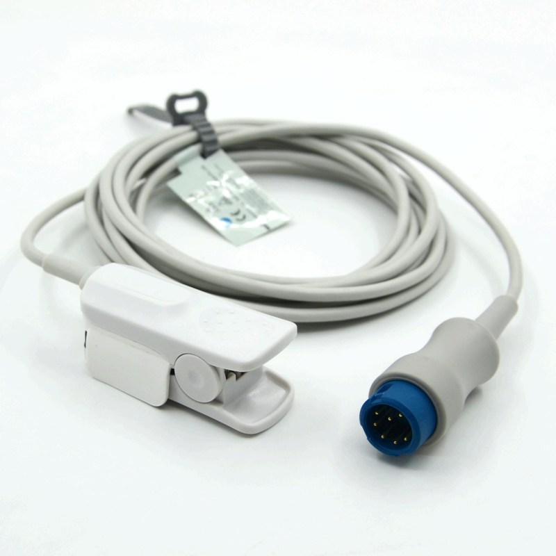 メーカー モニターアクセサリー 再利用可能な成人用クリップ T5/T8,7pin,3m用のマインドレイ SpO2センサー