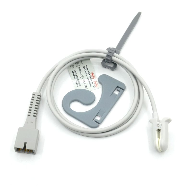 メーカーモニターアクセサリー 再利用可能 互換性 Nellcor PM-50、PM-60 NPB 40 7ピン イヤー クリップ SpO2 センサー
