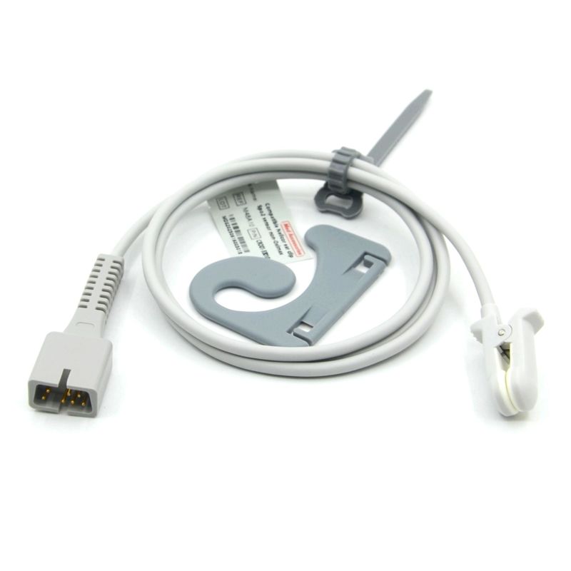メーカーモニターアクセサリー 再利用可能 互換性 Nellcor PM-50、PM-60 NPB 40 7ピン イヤー クリップ SpO2 センサー