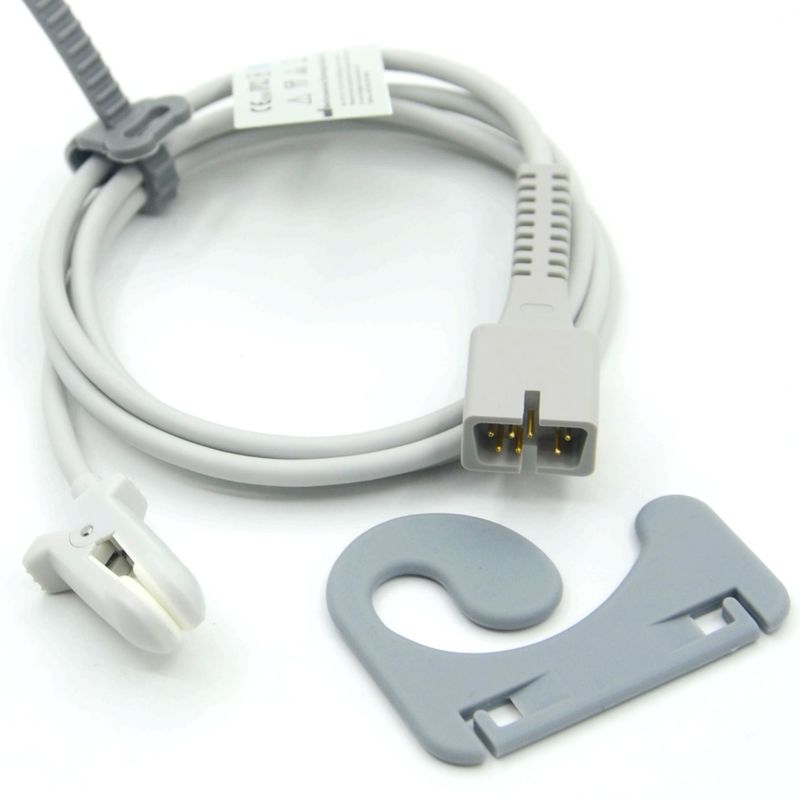 メーカーモニターアクセサリー 再利用可能 互換性 Nellcor PM-50、PM-60 NPB 40 7ピン イヤー クリップ SpO2 センサー