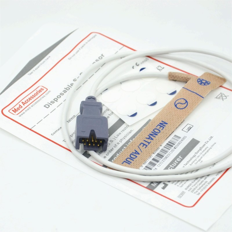 メディカルアクセサリーサプライヤー コンパティブル マシム2329 新生児/成人 9ピン用 SpO2センサー