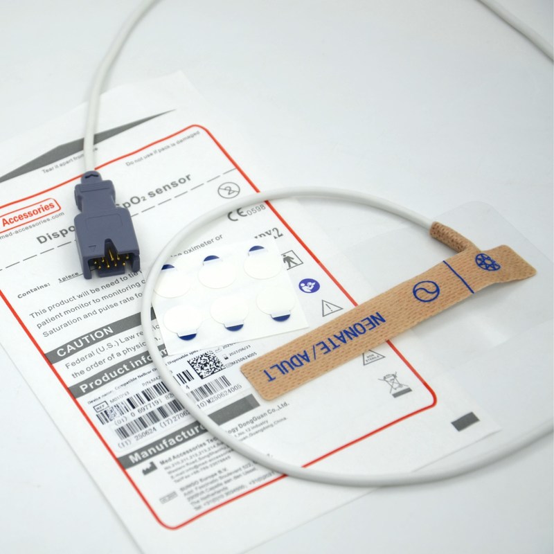 メディカルアクセサリーサプライヤー コンパティブル マシム2329 新生児/成人 9ピン用 SpO2センサー