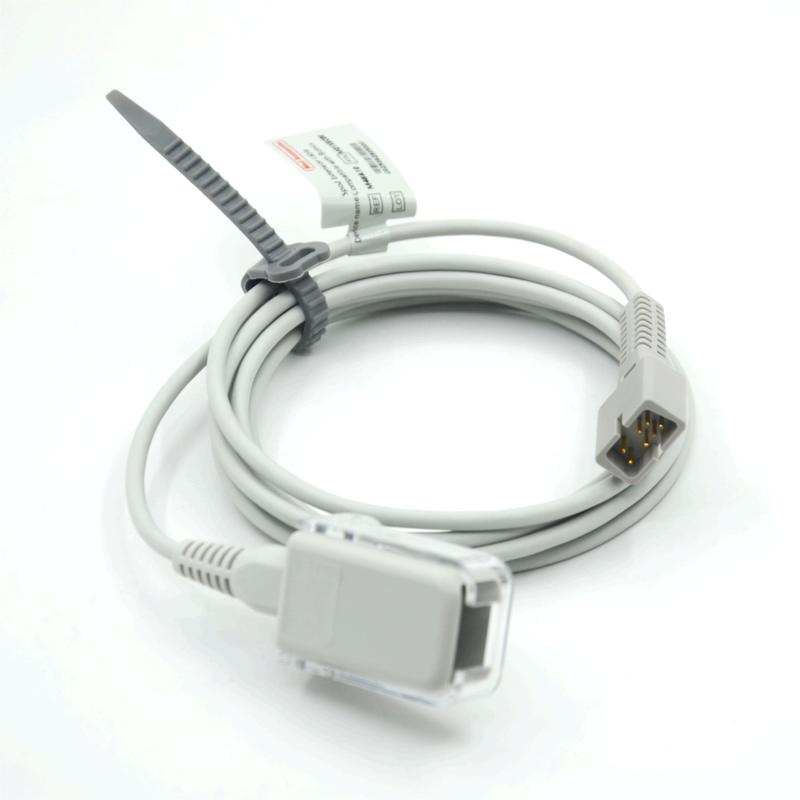 メディカルモニター 兼容Bionicsto Nellcor SpO2 アダプターケーブル Spo2拡張ケーブル