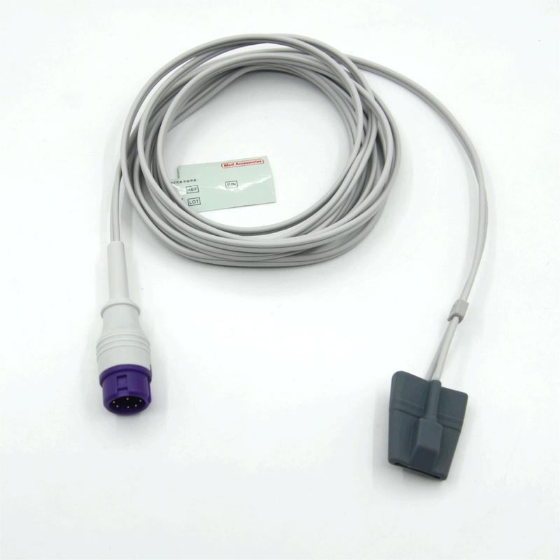 互換性のあるMindray Epm15再利用可能な小児用ソフトメーカーモニターアクセサリSpO2センサー