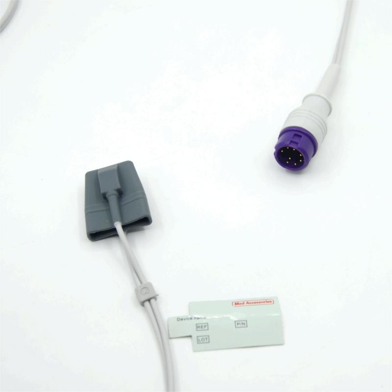 互換性のあるMindray Epm15再利用可能な小児用ソフトメーカーモニターアクセサリSpO2センサー