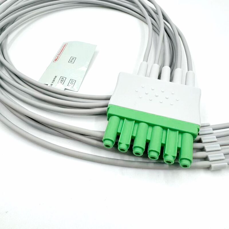 高品質のMedアクセサリー IEC カラーモデル RoHS 認定 5 リードグリッバー EKG ECG Leadwire 患者医療用